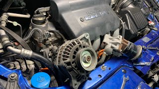 Alternator removal 2008 Honda Fit