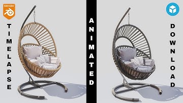 SISAL CHAIR - Speed modeling in Blender Timelapse