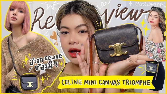 CELINE mini triomphe bag review 