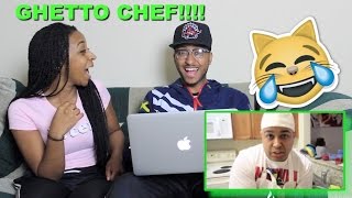 Couple Reacts : GHETTO CHEF! by DashieXP Reaction!!!!