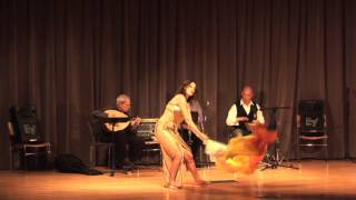 Alanah Bellydance performance with Fan Veils