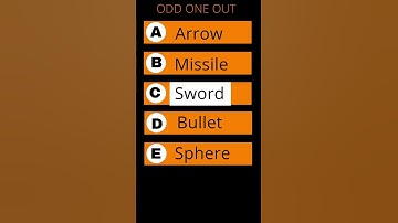 FIND THE ODD ONE OUT / APTITUDE TEST / REASONING TEST