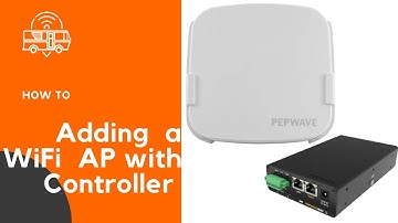 Adding Secondary Access Points to Pepwave with AP Controller Feature