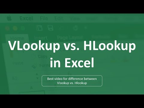 VLOOKUP vs HLOOKUP in Excel | Difference between Vlookup & Hlookup