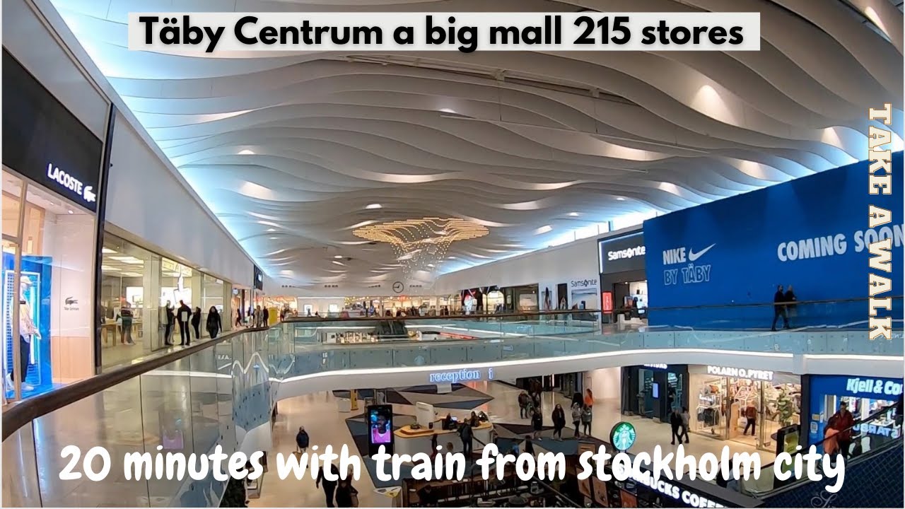 Täby Centrum is a glazed shopping mall near Stockholm Sweden. 215 store and a big Cinema.
