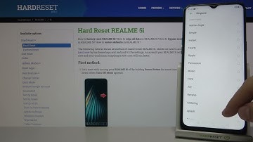 Listen to All Notification Tones on REALME 5I - Ringtone List