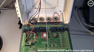 iGrow1800 Installing Solar and Quantum Light Sensor