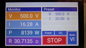 LAB/HPR Bidirectional DC source/sink with energy recovery - ET System electronic
