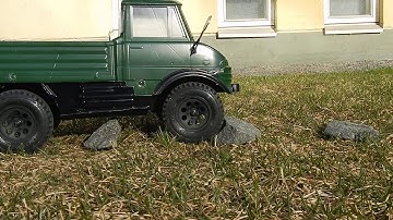 Quick raw test of Unimog, MST CFX chassi.