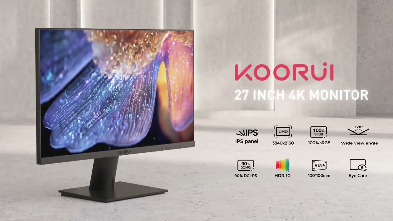 27-inch 4K monitor - KOORUI N07 