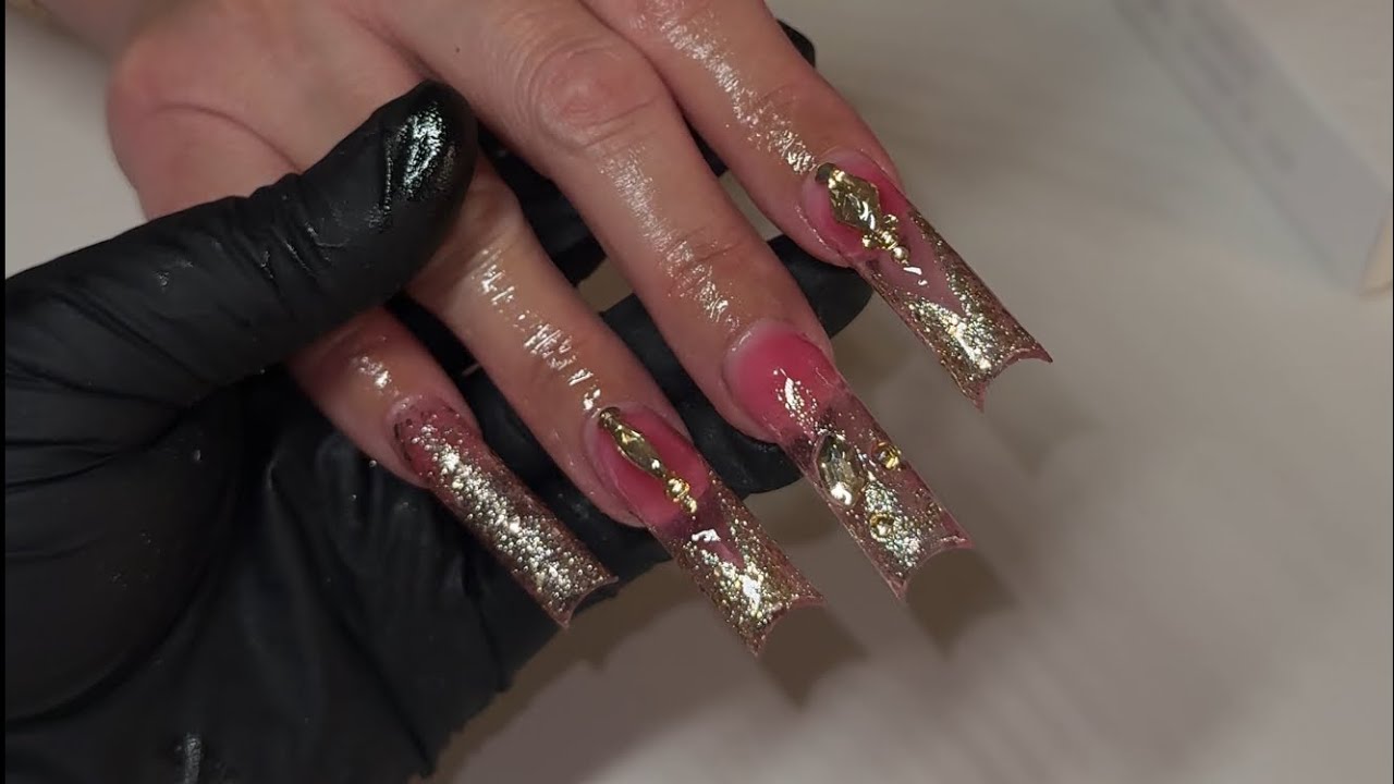 Gold glitter ombré ✨✨