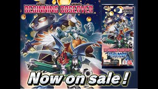 Digimon: Beginning Observer BT 16 First Box Break