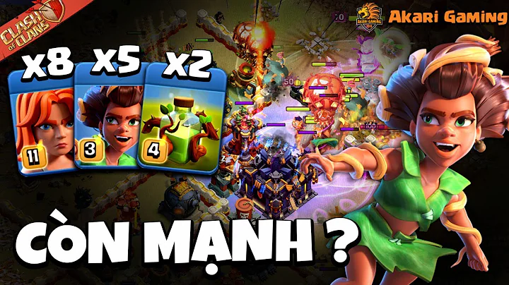 Kỵ Sĩ Rễ Cây Vẫn Đang Khỏe ở TH17 Clash of clans | Akari Gaming