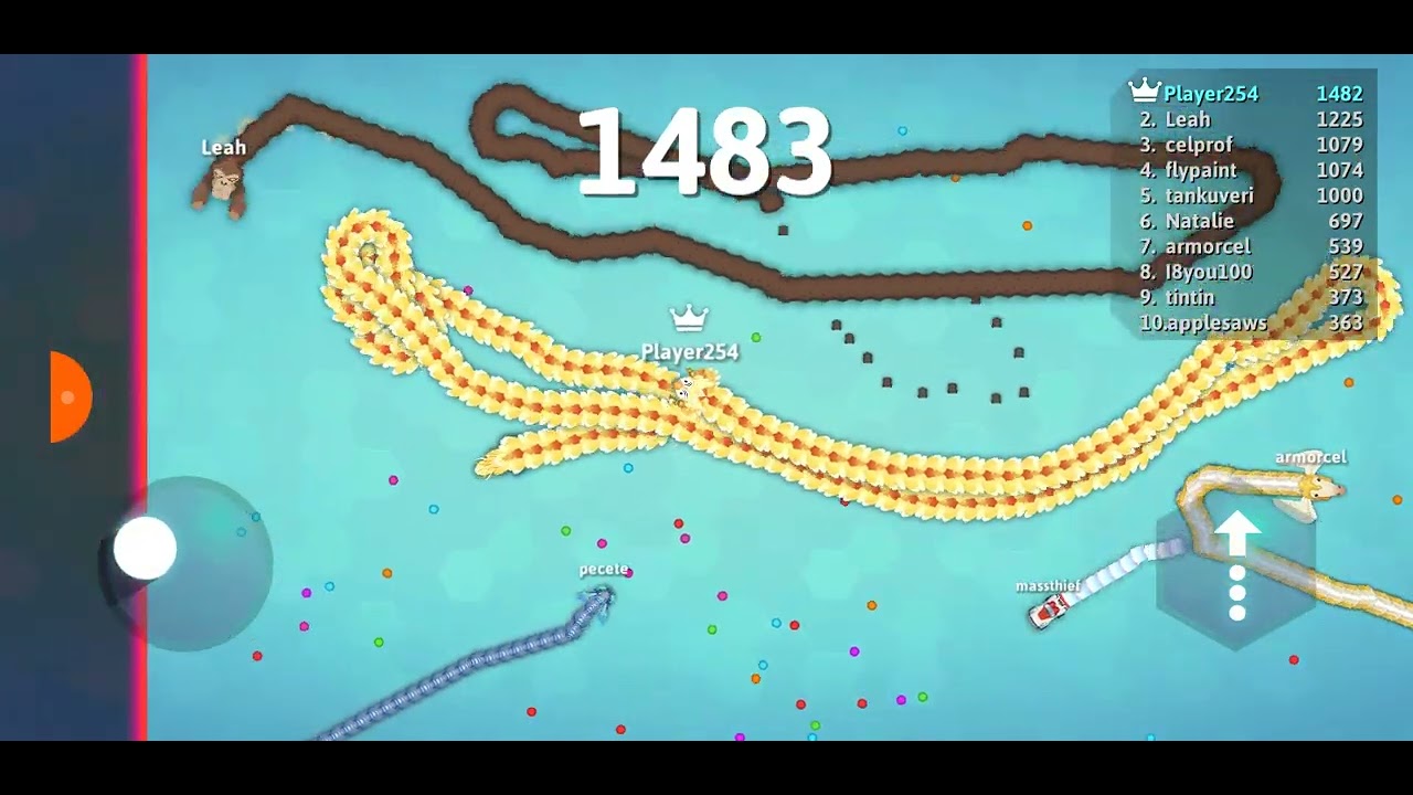 George Pig joga Slither.io - jogo da cobrinha - rumo ao ranking