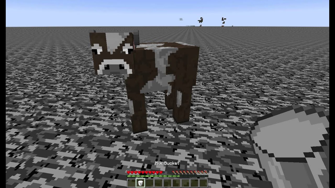 How To Milk Cow Minecraft