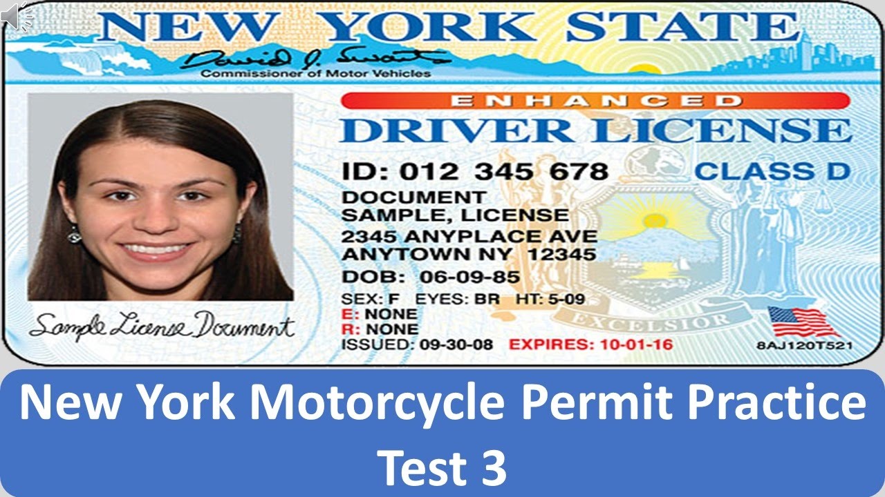 New York Motorcycle Permit Practice Test 3 - YouTube