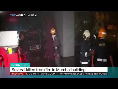 Nighttime fire kills at least 12 in India's Mumbai