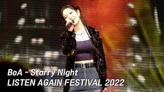 BoA - Starry Night [LISTEN AGAIN FESTIVAL 2022]