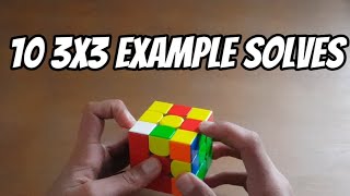 Famous 10 advanced 3x3 example solves! Net Worth