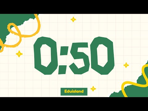 💚 50-Second Cool Green Timer | Eduisland