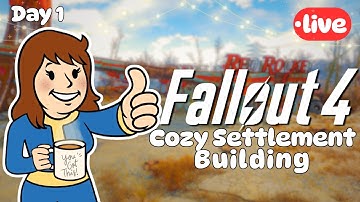 🔴Transforming Red Rocket into a Cozy Guard Outpost 🚀| Fallout 4 Cozy Stream DAY 1