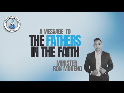 A message to the fathers in the faith