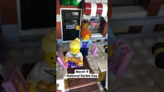 March 9, National Barbie Day, LEGO Calendar #lego #shorts