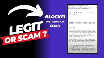BlockFi Distribution Email from agourahillscity@public.govdelivery.com — Legit or Scam?