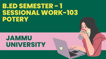B.Ed Sem-1 Sessional Work 103 Jammu University | Poetry Writing