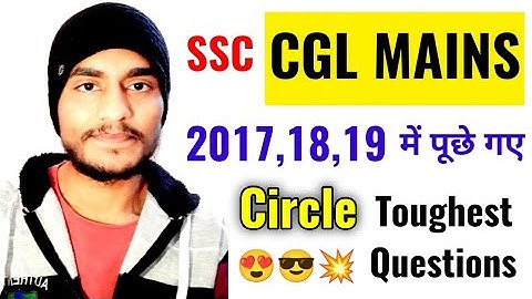 Circle Hardest Questions asked in SSC CGL Mains | Class-18 | Geometry by Rohit Tripathi