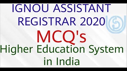 IGNOU Assistant Registrar 2020 || MCQ