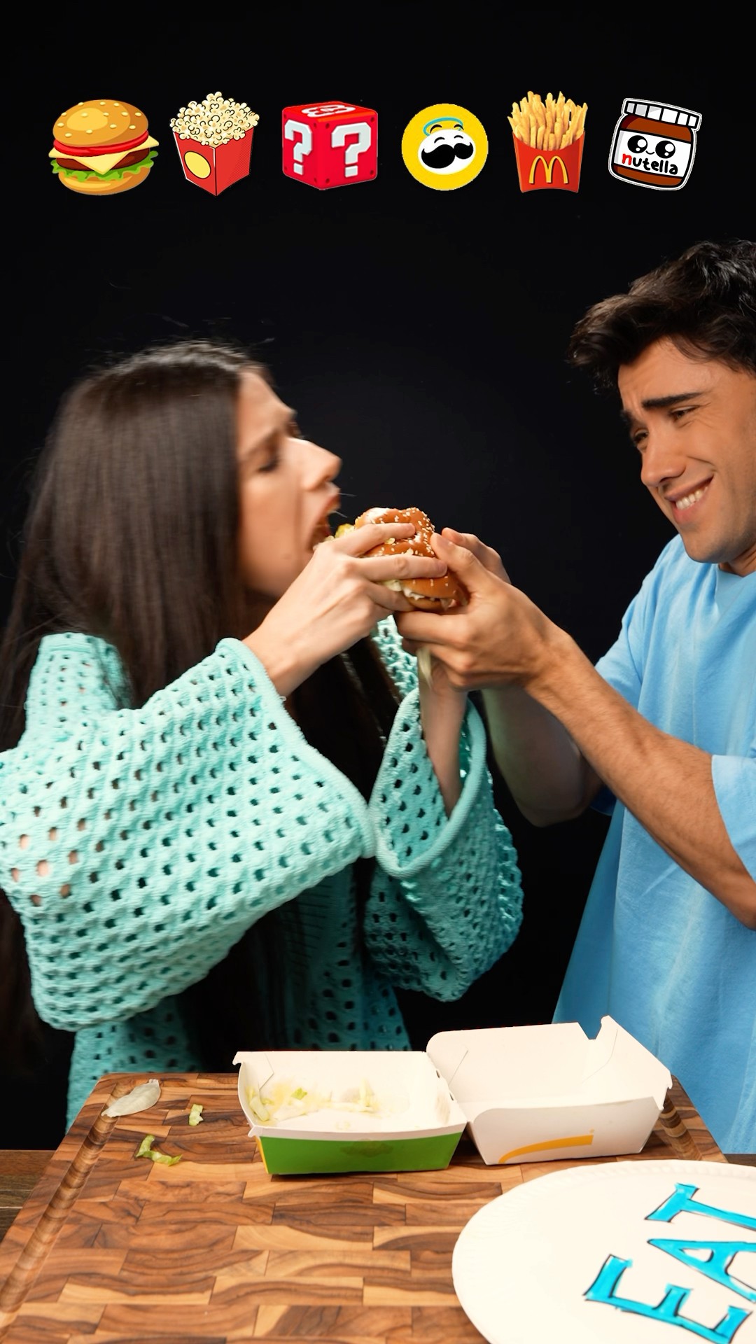 EAT or SKIP Challenge with McDonalds Burger