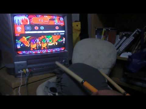 （ネタ）太鼓の達人　ふちだけ叩いてスーハークリア(☆ｏ☆)：　　　【wii超ごうか版】　手元付き