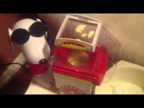 Snoopy Popcorn Machine Youtube Snoopy Popcorn Machine Youtube