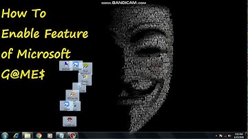 How to enable Microsoft Game in windows 7(Future Is Present)Episode No.-9