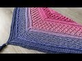 VELA FLOWER SHAWL - TRIANGLE SHAWL CROCHET PATTERN (FREE)