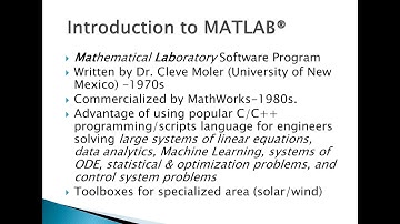 MATLAB Lecture 1-introduction to MATLAB