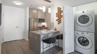 An 02-tier 2-bedroom, 2-bath model at Streeterville's new Sienna apartments