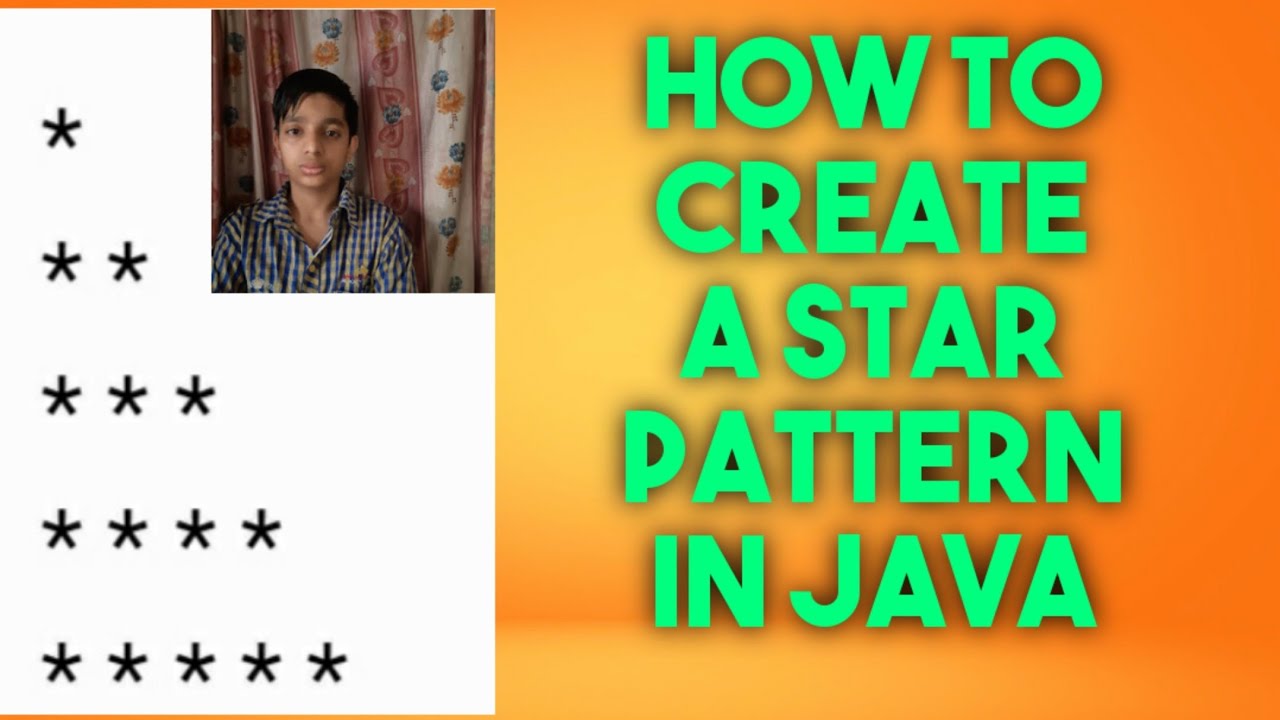 Creating a Star pattern in java - YouTube