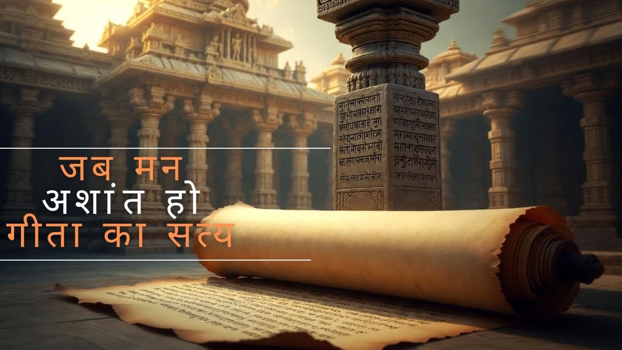 जब मन अशांत हो | गीता से सीख (Calm Story) Sound Shastra