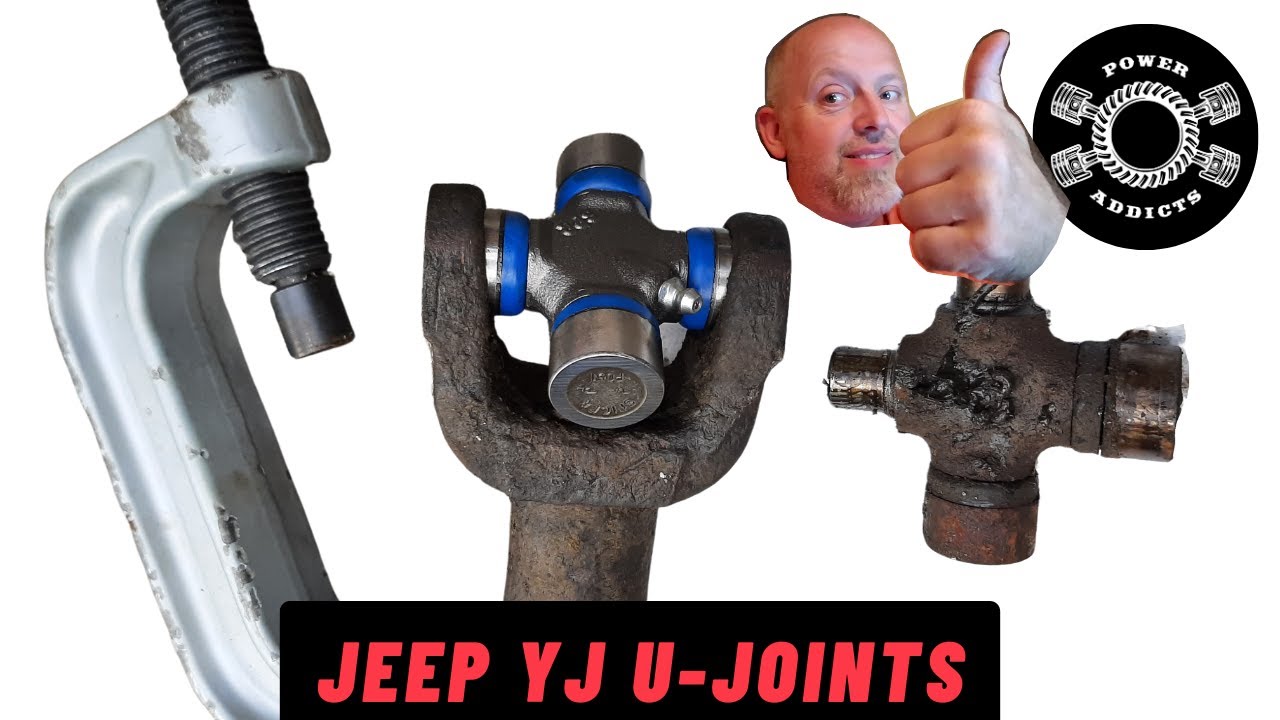 How to change Jeep YJ front U-Joints with a Ball Joint Press #