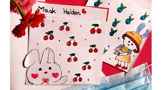 How To Make Paper Craft Mask Folder. Origami Craft Diy Origami.
