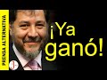 Noroña se impone y juega en pared con AMLO