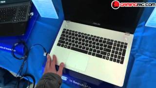 ASUS N6 (N56) laptop hands on preview at CES 2012
