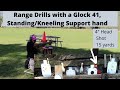 Standing, Kneeling headshots and full body Targets, Just another range drill