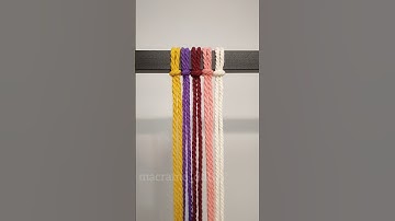 You’ve Never Seen a Knot & Pattern Like This! 🔥 #macrame #shorts