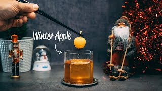 Winter Apple Cocktail - New Signature Cocktail Recipe @TheMoodyBartender