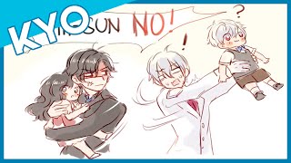 Overprotective Fathers (Hilarious Mystic Messenger Comic Dub)