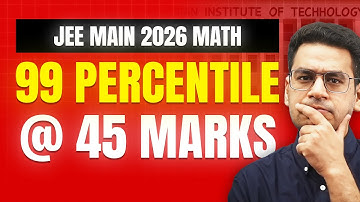 JEE Main 2026 | 99 Percentile Guide for Math | Anup Sir | MathonGo