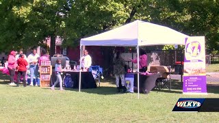 5K Spiritual Walk raising awareness of breast cancer in the California neighborhood